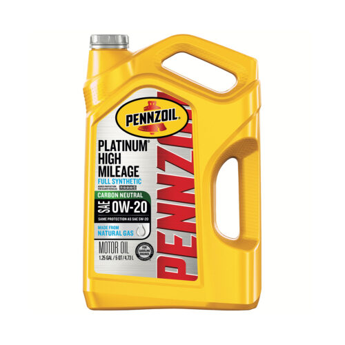 Pennzoil Platinum High Mileage Full Synthetic 0W-20