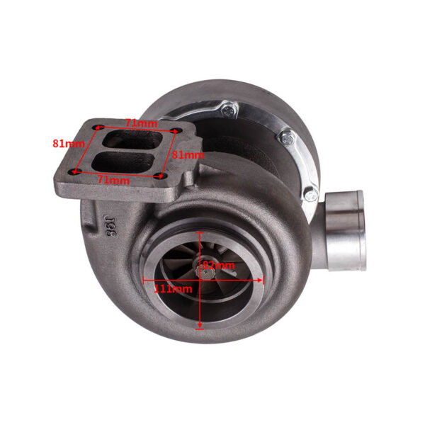 Maxpeedingrods GT45 T4 Upgrade Racing Turbo charger - Image 2