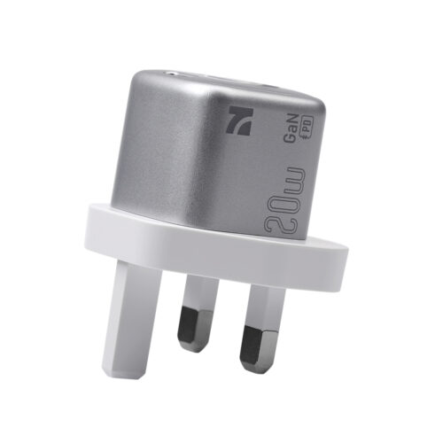 NCC YC Series 20W GaN USB-A+C Fast Charger | UK & EU Plug Options