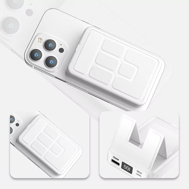 15W 10000mAh Wireless Fast Charging Power Bank For Multiple Devices - Image 2