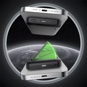 15W 5000mAh 3A high-speed charge wireless built-in smart chip power bank - Image 6