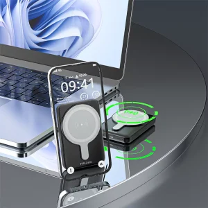 15W 5000mAh 3A high-speed charge wireless built-in smart chip power bank - Image 4